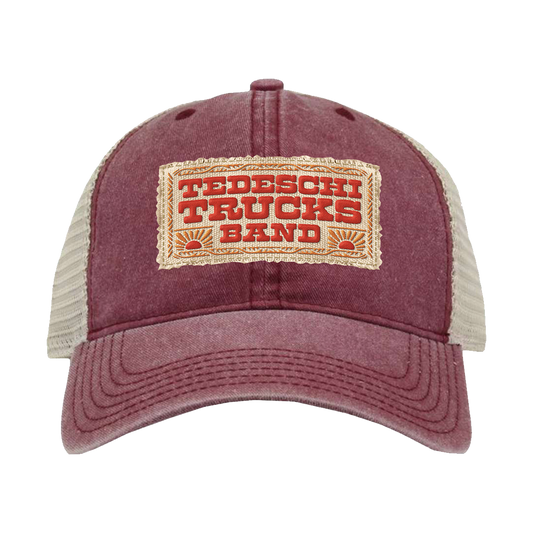Maroon Letterpress Hat